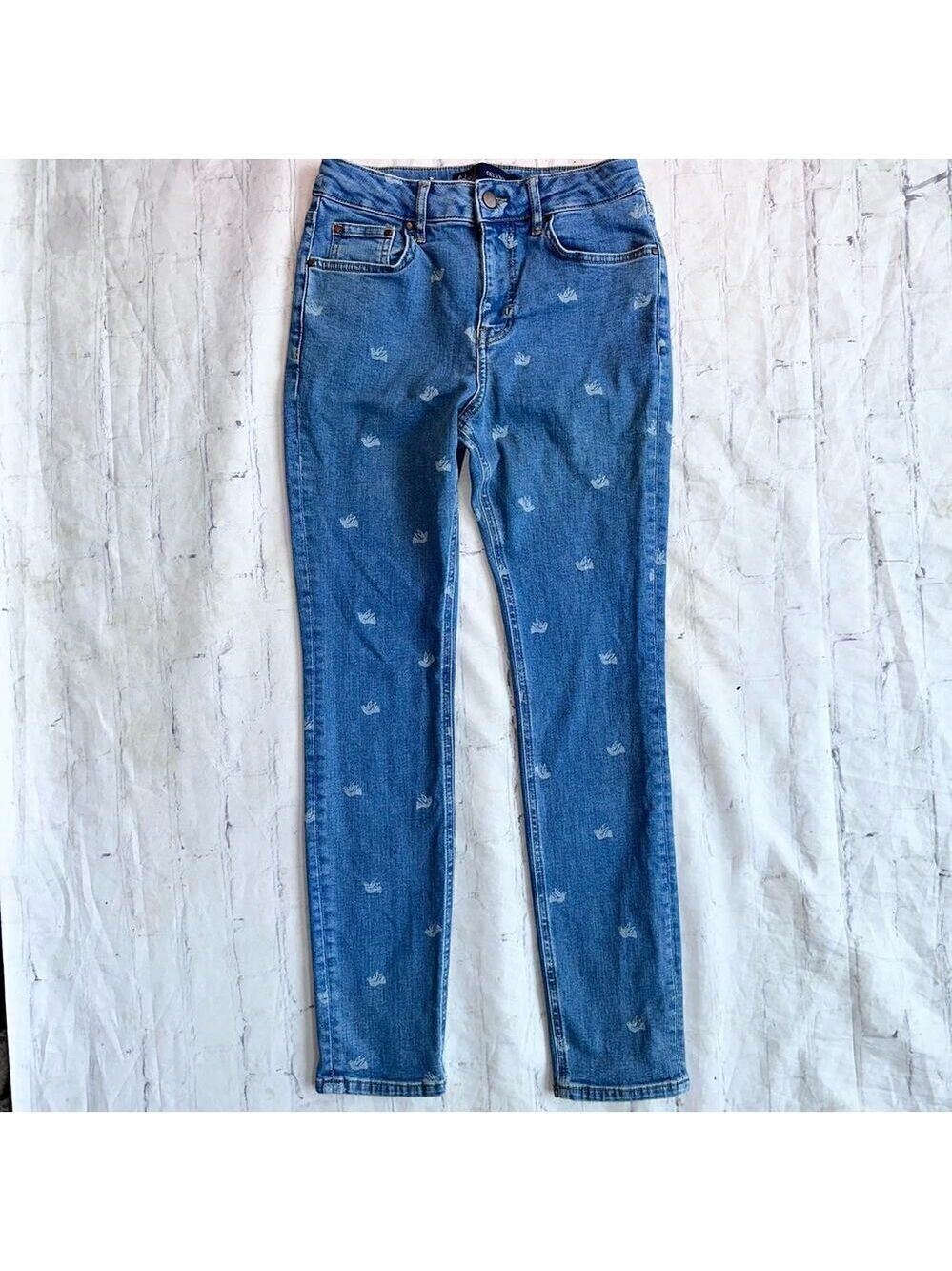 NWOT Women’s Size 6R Boden Denim Skinny Jeans With Imprint